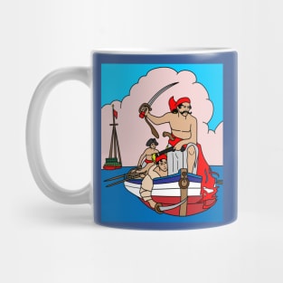 Pirate Pirate Ship Treasure Island Mug